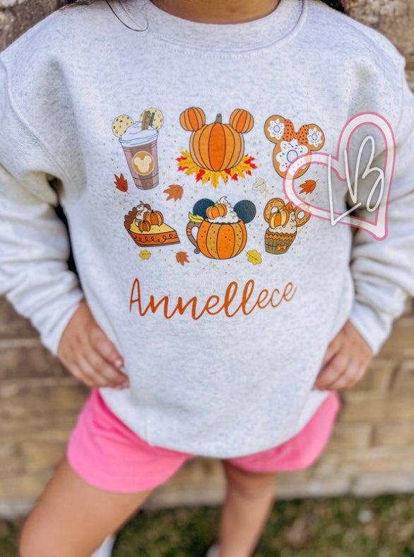 Fall Lattes Custom Sweatshirt