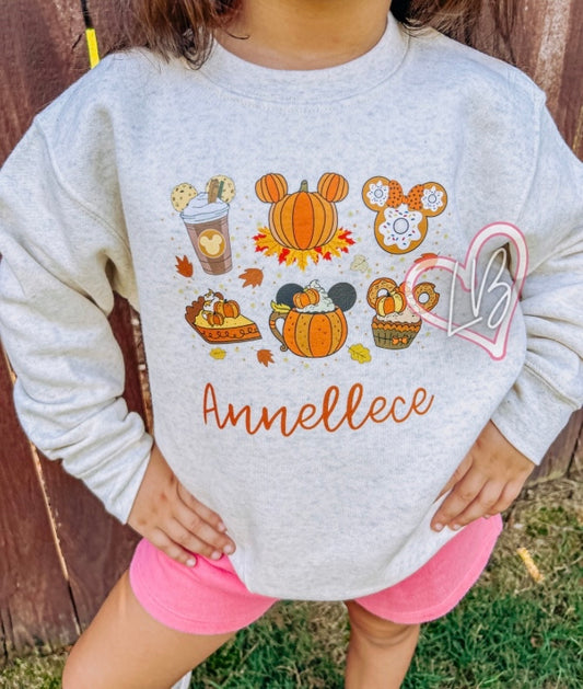 Fall Lattes Custom Sweatshirt