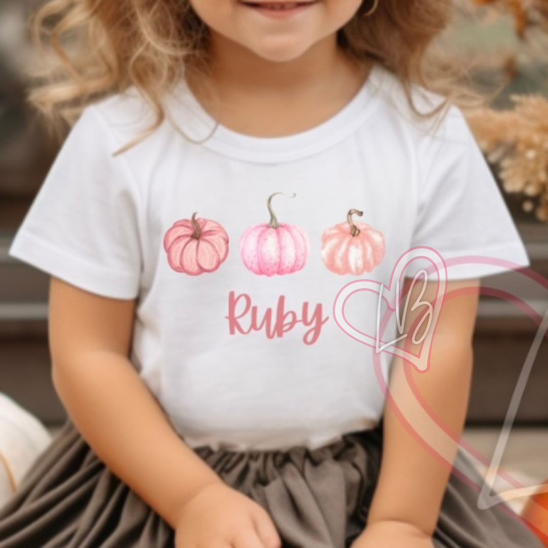 Pink Pumpkin Custom T