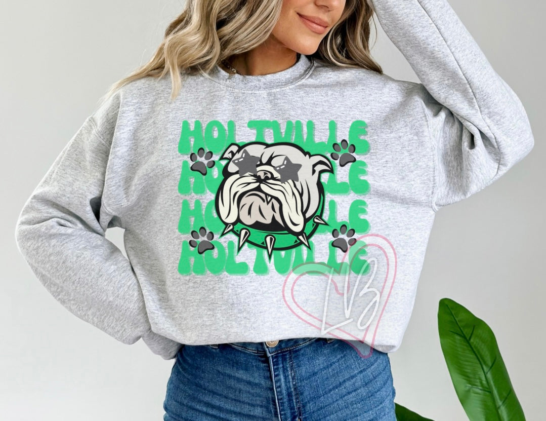Holtville Sweatshirt (Green Font)