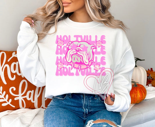 Holtville Sweatshirt (Pink Font)